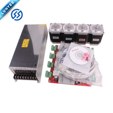 4Axis TB6560 5A Stepper Driver And76MM nema23 motor for router
